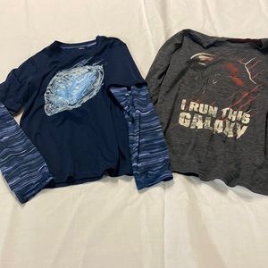 Boys long sleeve dry fit tops